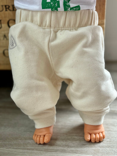 Pantalon de jogging bébé beige