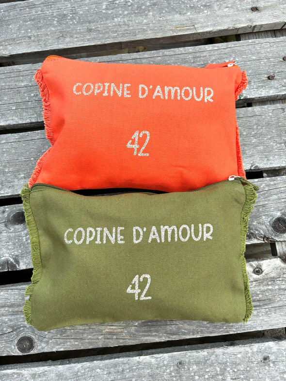 Pochette orange copine d’amour