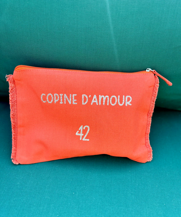 Pochette orange copine d’amour