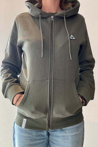 Veste zippé st just kaki