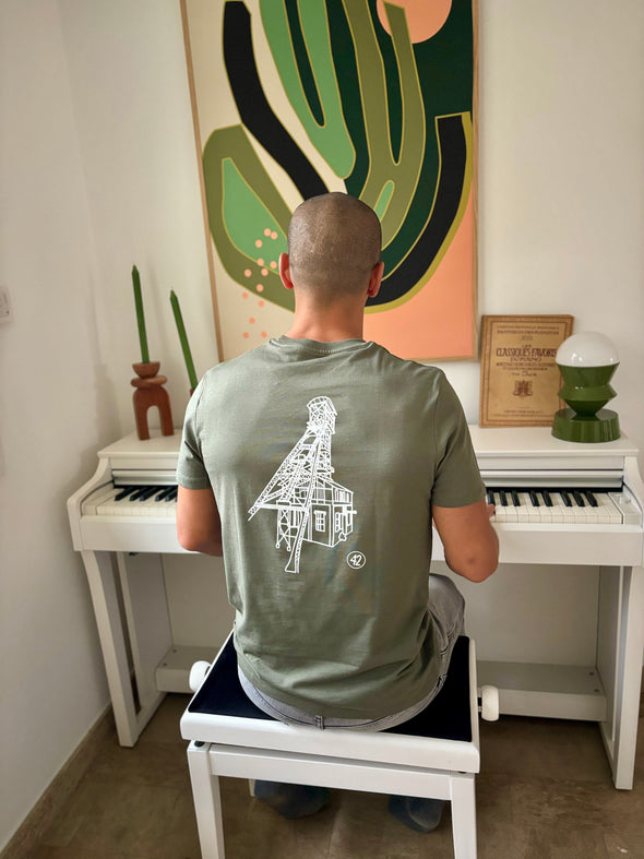 Tee-shirt la mine kaki