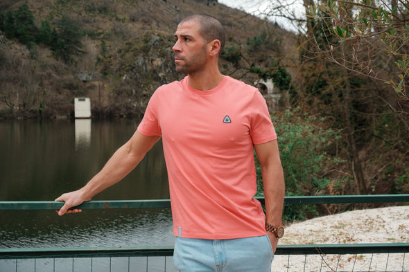 Tee-shirt classique corail