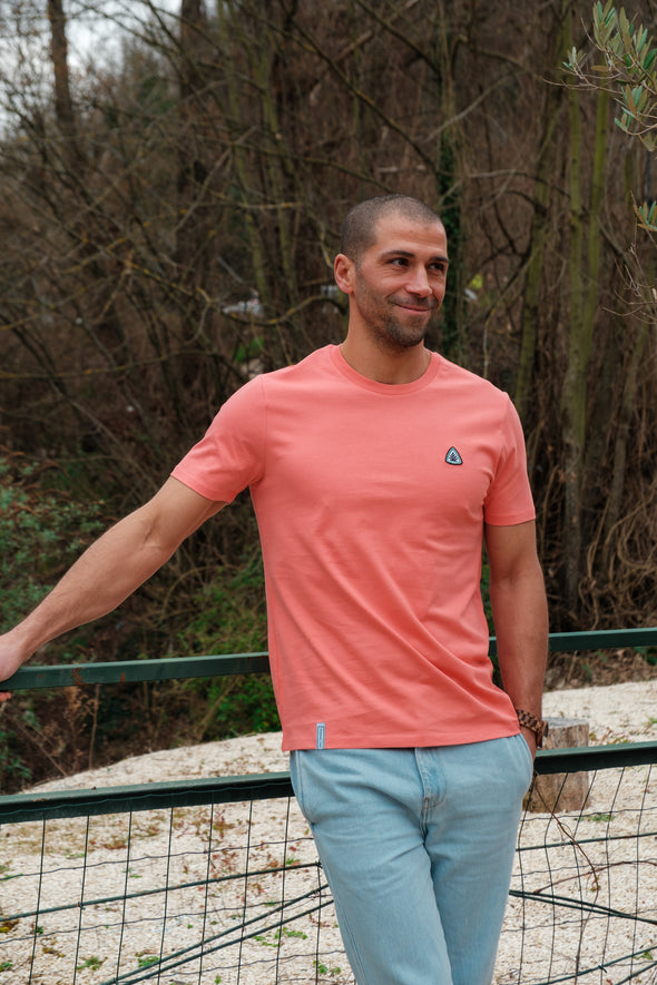 Tee-shirt classique corail