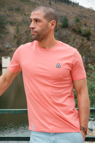 Tee-shirt classique corail