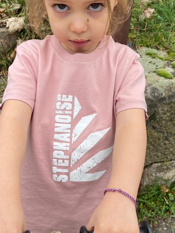 Tee-shirt enfant rose