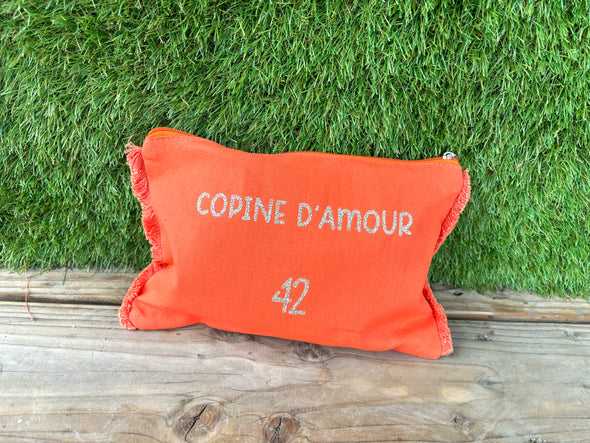 Pochette orange copine d’amour