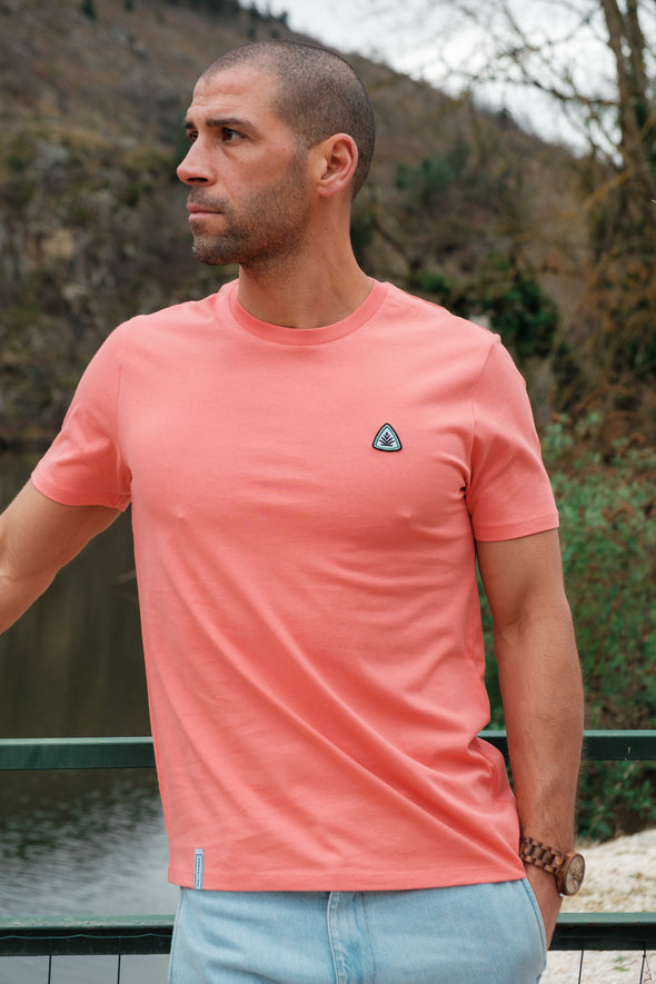 Tee-shirt classique corail