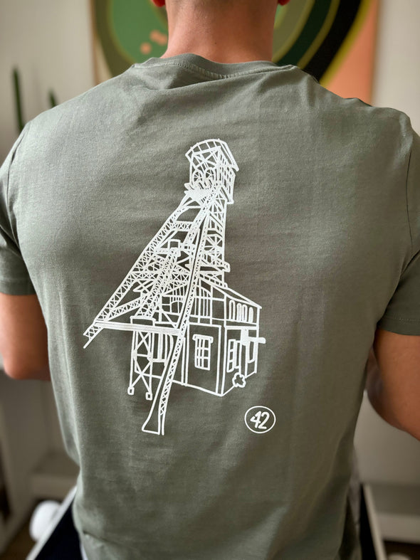 Tee-shirt la mine kaki