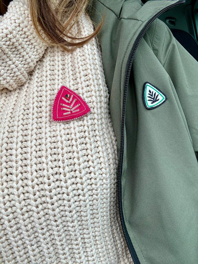 Pin’s feutrine fushia 100% fait main
