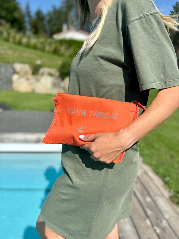 Pochette orange copine d’amour