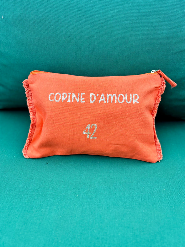 Pochette orange copine d’amour