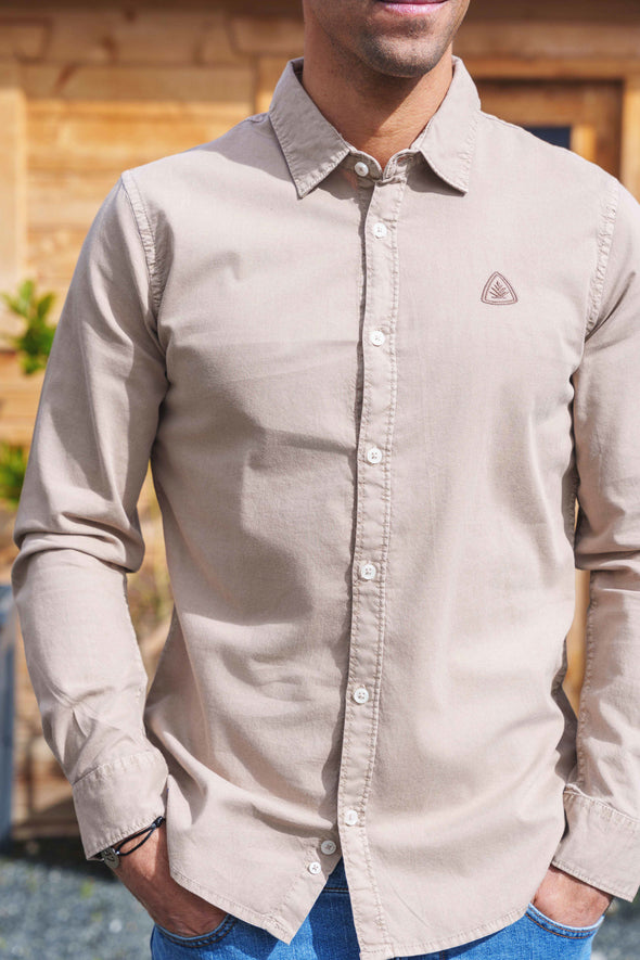 Chemise sable homme