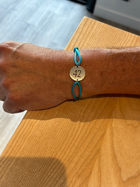 Bracelet 42 Inox bleu océan