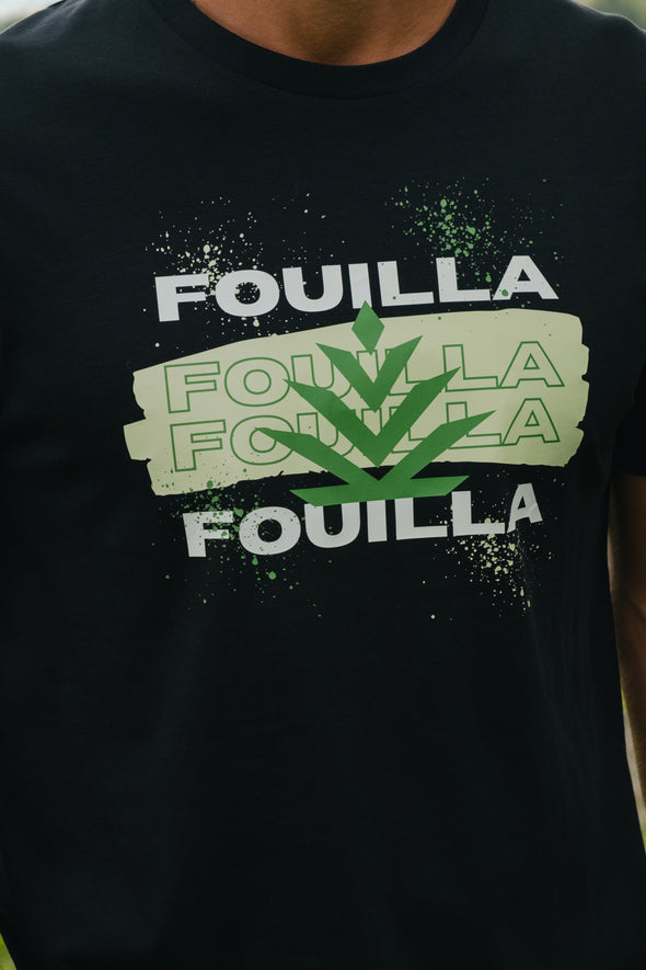 Tee-shirt noir fouilla