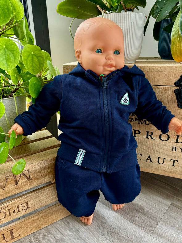 Ensemble jogging bébé marine