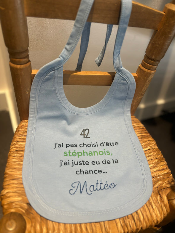Bavoir garçon ciel personnalisable