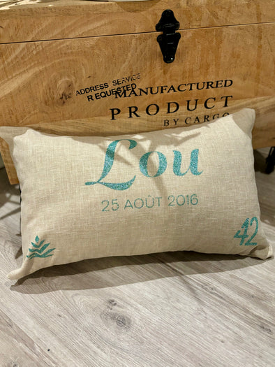 Coussin rectangulaire personnalisable
