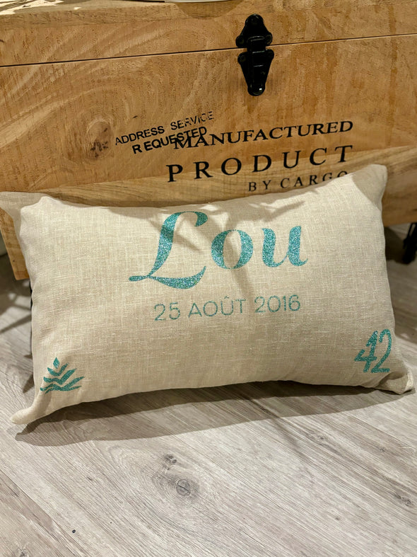 Coussin rectangulaire personnalisable