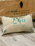Coussin rectangulaire personnalisable