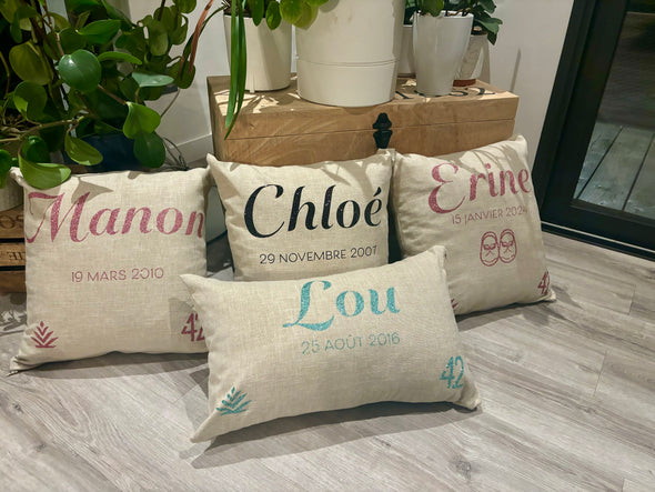 Coussin rectangulaire personnalisable