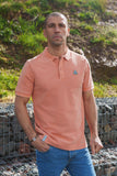 Polo Pampille homme piqué orange vintage