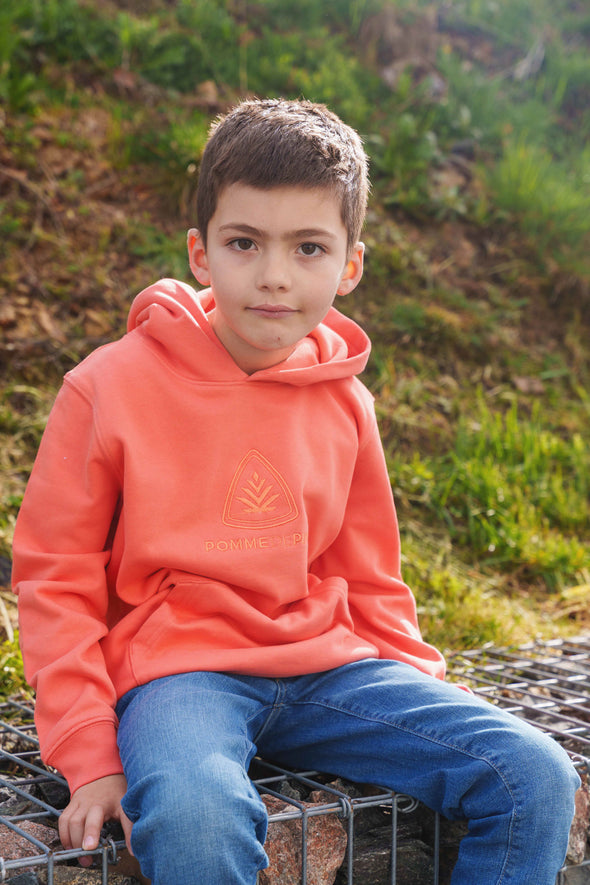 Sweat enfant orange