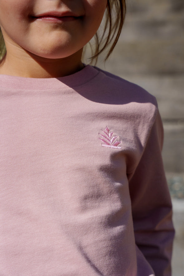 Tee-shirt manches longues rose