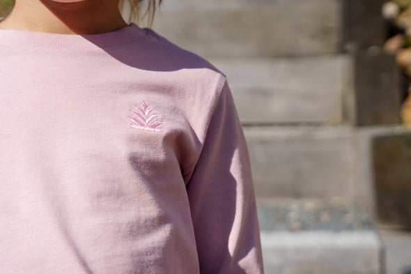 Tee-shirt manches longues rose