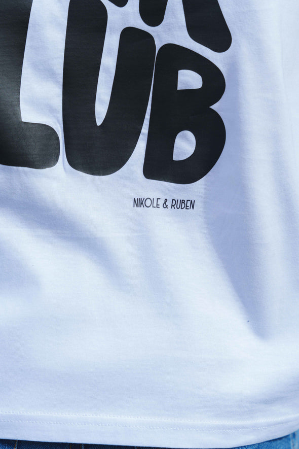 Tee-shirt blanc SAINTÉ LOVER CLUB