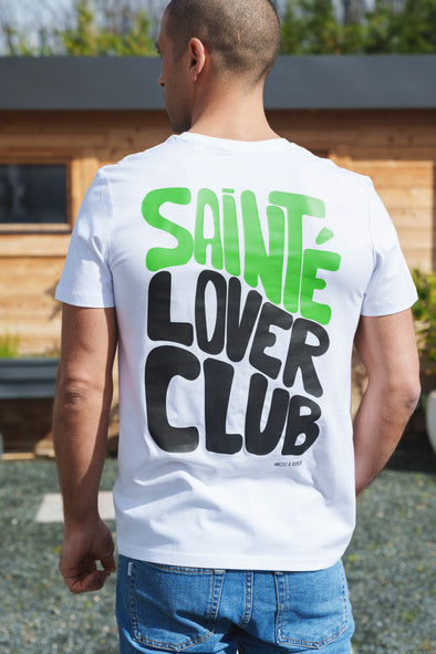 Tee-shirt blanc SAINTÉ LOVER CLUB