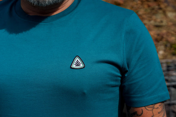 Tee-shirt classique bleu océan