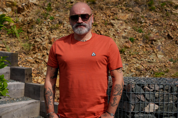 Tee-shirt classique terracota