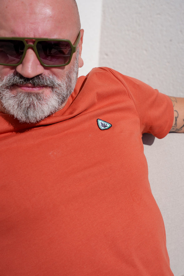 Tee-shirt classique terracota