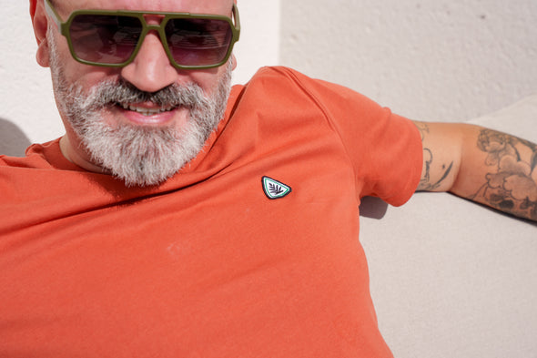 Tee-shirt classique terracota