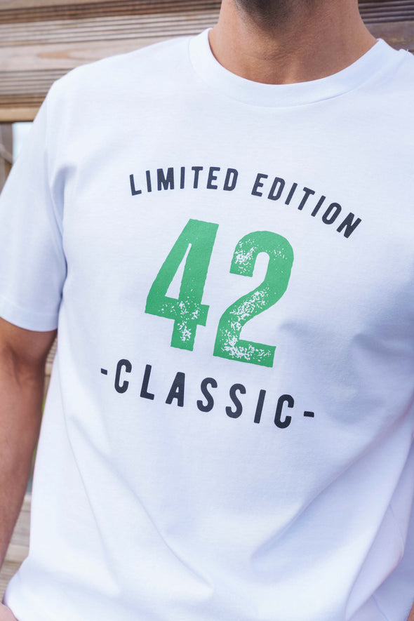 Tee-shirt limited 42 blanc