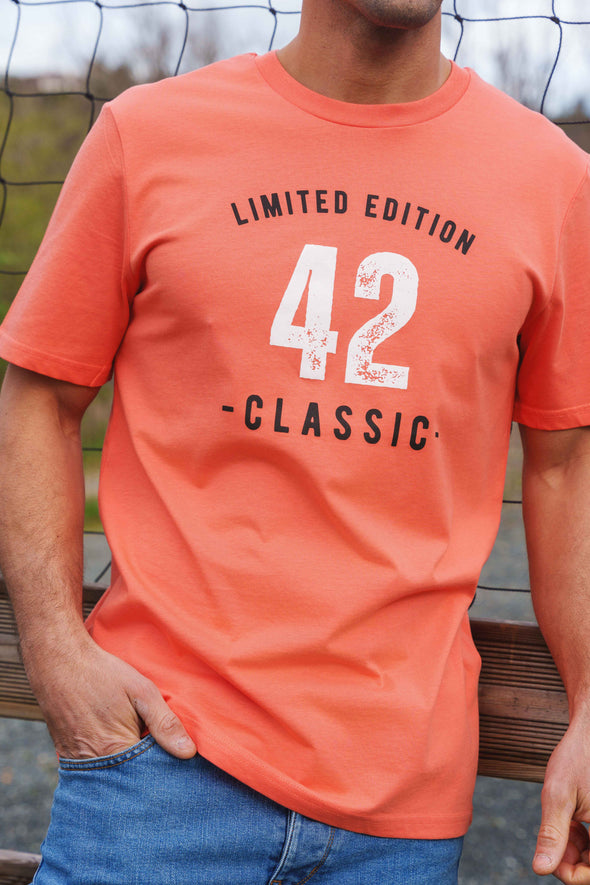 Tee-shirt limited 42 orange