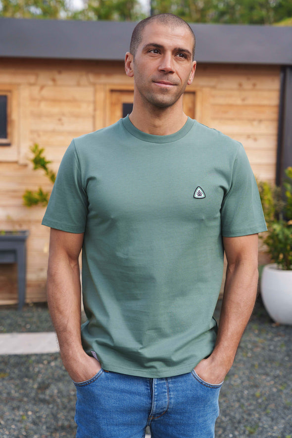 Tee-shirt homme vert océan