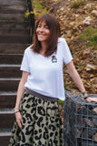Tee-shirt blanc lunettes