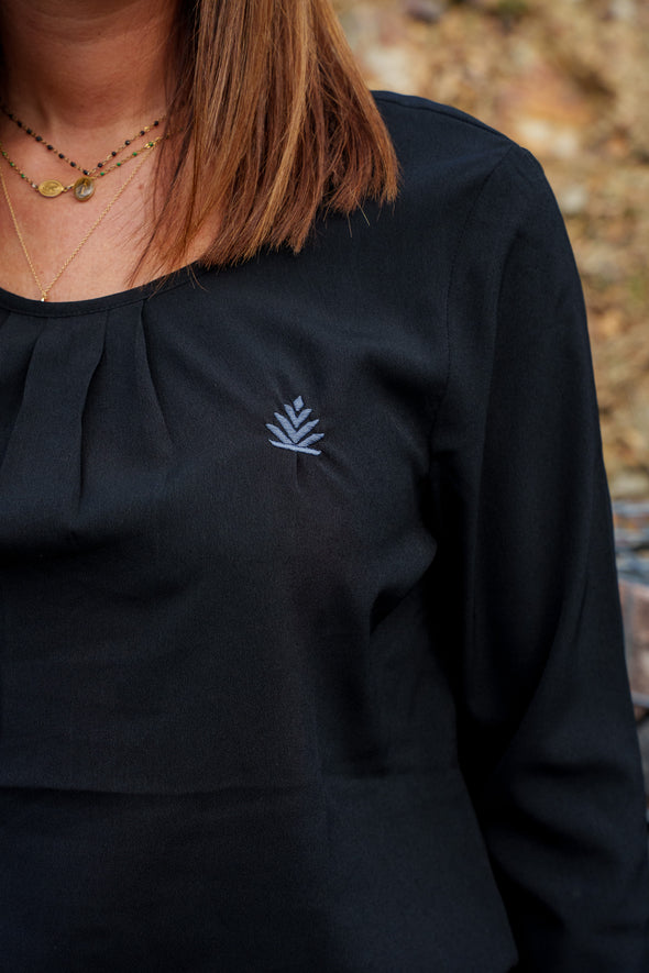 Blouse club noir