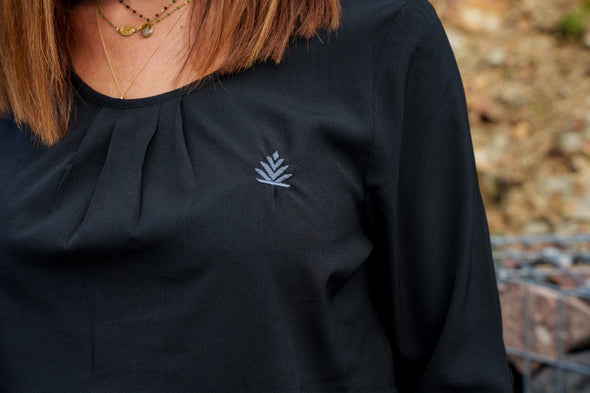Blouse club noir
