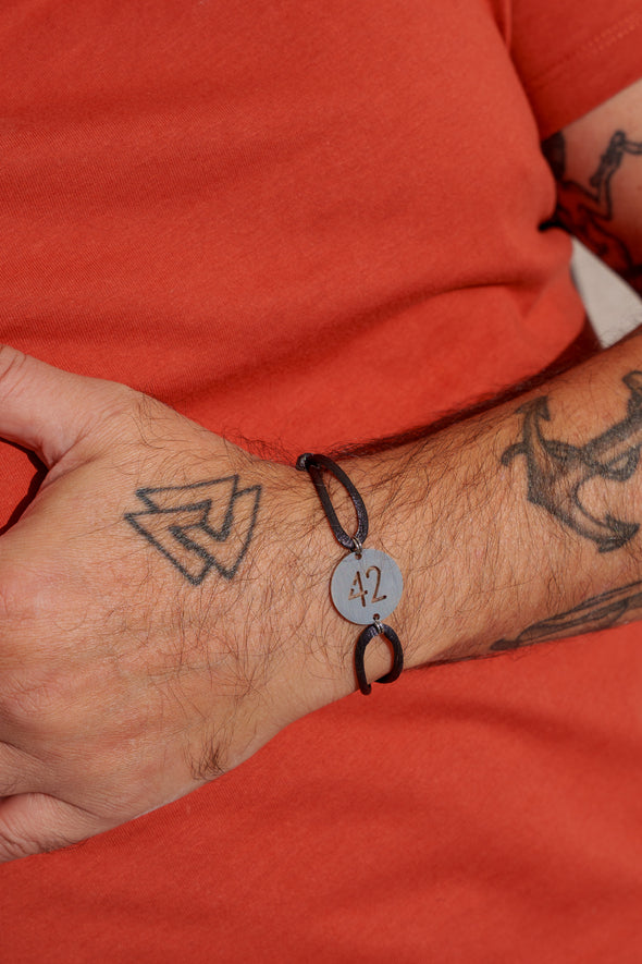 Bracelet 42 Inox anthracite