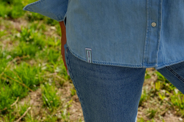 chemise jean femme