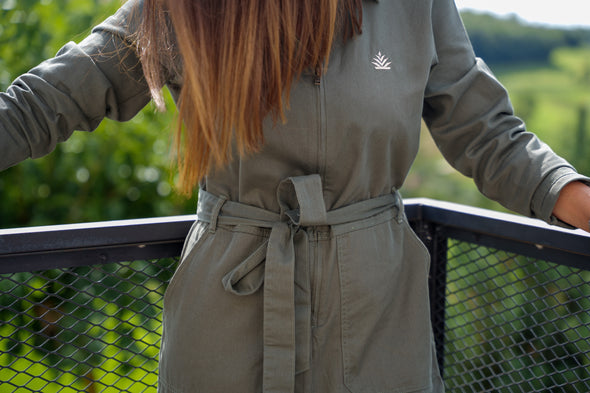 Combinaison femme kaki