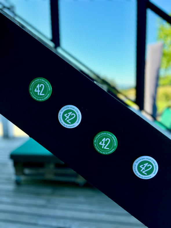 Décapsuleur Slogan aimanté Vert