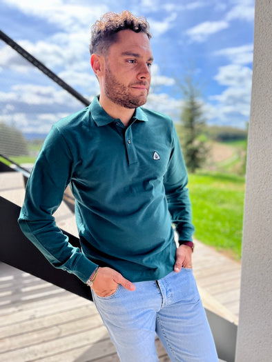 Polo manche longues sapin