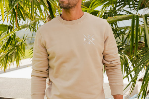 Sweat croix sable mixte