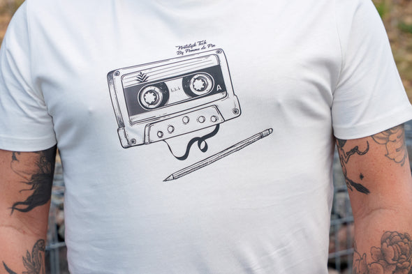Tee-shirt cassette écru