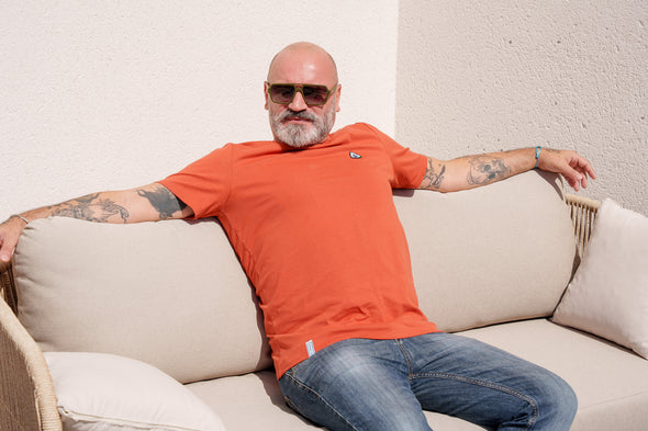 Tee-shirt classique terracota