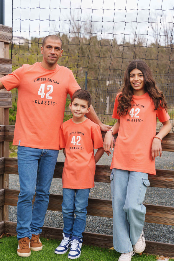 Tee-shirt édition 42 enfant orange