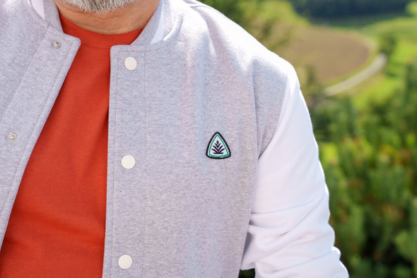 Veste old school grise homme